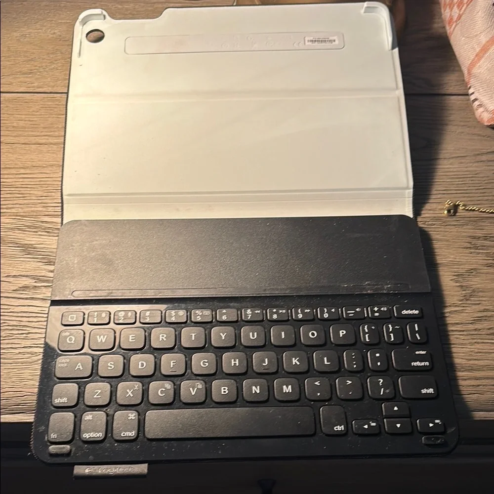 Logitech Black Tablet Keyboard with Built-in Stand
